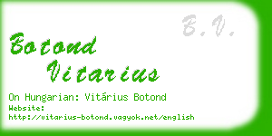 botond vitarius business card