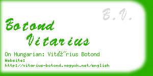 botond vitarius business card